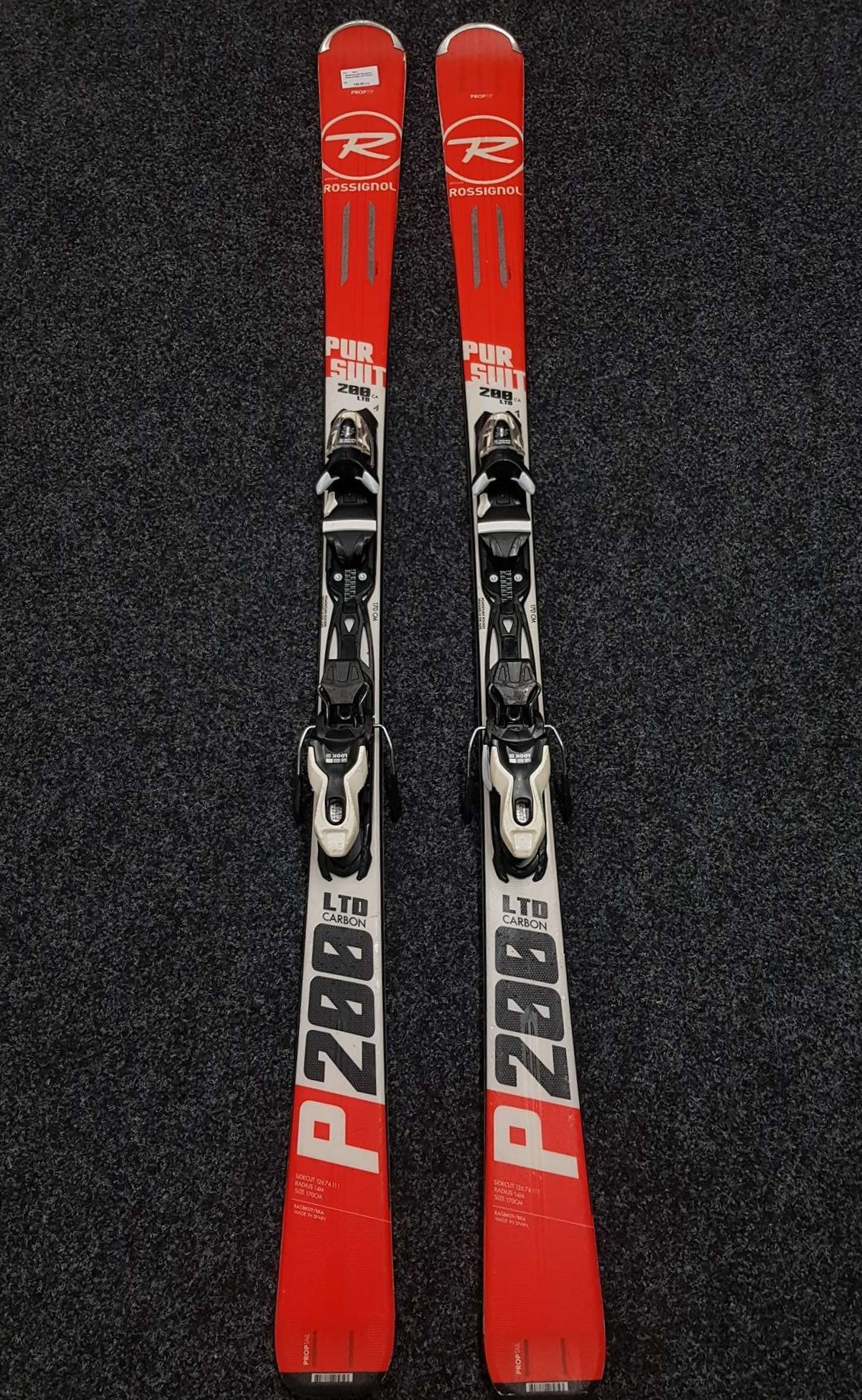 Bazárové lyže Rossignol Pursuit P200 LTD Carbon